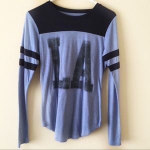 Stranded LA graphic baseball tee